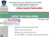 Công nghệ phần mềm - Chương 6: Kiểm thử phần mềm