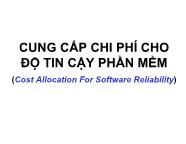 Cung cấp chi phí cho độ tin cậy phần mềm