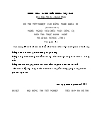 Đề thi tốt nghiệp cao đẳng nghề khóa III (2009 - 2012) - Nghề: Nguội sửa chữa máy công cụ - Môn thi: Thực hành nghề - Mã đề thi: SCMCC – TH16