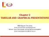 Giải tích 1 - Chapter 2: Tabular and graphical presentations