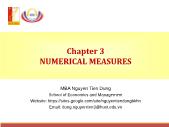 Giải tích 1 - Chapter 3: Numerical measures