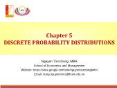 Giải tích 1 - Chapter 5: Discrete probability distributions