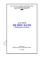 Giáo trình Hệ điều hành (operating system)