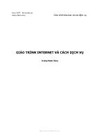 Giáo trình Internet và các dịch vụ