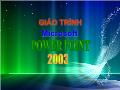 Giáo trình microsoft power point 2003