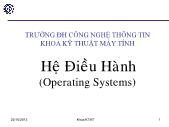 Giáo trình môn Hệ điều hành (Operating Systems)