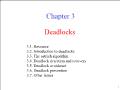 Hệ điều hành - Chapter 3: Deadlocks