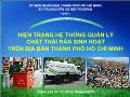 Hiện trạng hệ thống quản lý chất thải rắn sinh hoạt trên địa bàn thành phố Hồ Chí Minh