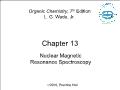 Hóa học - Chapter 13: Nuclear magnetic resonance spectroscopy