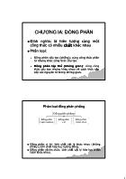 Hóa học - Chương I: Đồng phân