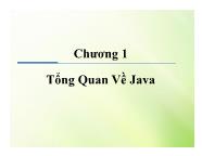 Java - Chương 1: Tổng quan về java