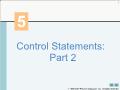 Java - Control statements: Part 2