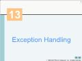 Java - Exception handling