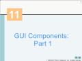 Java - Gui components: Part 1