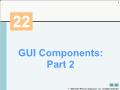 Java - Gui components: Part 2