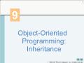 Java - Object - Oriented programming: Inheritance