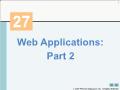 Java - Web applications: Part 2