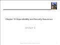 Kĩ thuật lập trình - Chapter 15: Dependability and security assurance