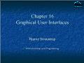 Kĩ thuật lập trình - Chapter 16: Graphical user interfaces