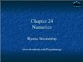 Kĩ thuật lập trình - Chapter 2: Numerics