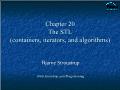 Kĩ thuật lập trình - Chapter 20: The STL (containers, iterators, and algorithms)