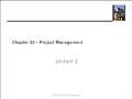 Kĩ thuật lập trình - Chapter 22: Project management