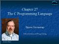 Kĩ thuật lập trình - Chapter 27: The C programming language