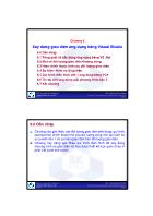 Lập trình hướng đối tượng - Chương 6: Xây dựng giao diện ứng dụng bằng Visual Studio