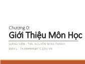 Lập trình mạng - Chương 0: Giới thiệu môn học