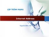 Lập trình mạng - Internet Address