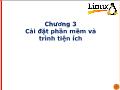 Linux - Chương 3: Cài đặt phần mềm và trình tiện ích