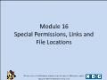Linux - Module 16: Special permissions, links and file locations