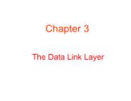 Mạng máy tính 1 - Chapter 3: The data link layer