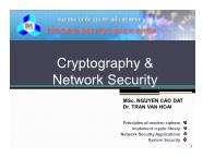 Mạng máy tính 1 - Cryptography & network security