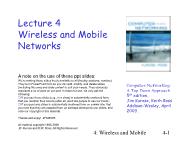 Mạng máy tính 1 - Lecture 4: Wireless and mobile networks