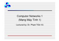 Mạng máy tính 1 - Lecture 9: Socket programming with java