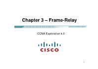 Mạng máy tính cơ bản - Chapter 3: Frame - Relay