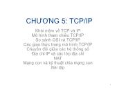 Mạng máy tính cơ bản - Chương 5: TCP/IP