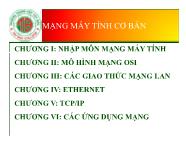 Mạng máy tính cơ bản - Chương I: Nhập môn mạng máy tính