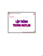 Matlab  - Chương 3: Lập trình trong Matlab