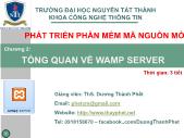 Phát triển phần mềm mã nguồn mở - Chương 2: Tổng quan về wamp server