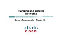 Planning and cabling networks – Chapter 10: Planning and cabling networks