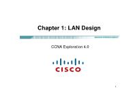 Quản trị mạng - Chapter 1: Lan design