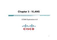 Quản trị mạng - Chapter 3: Vlans