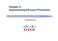 Quản trị mạng - Chapter 5: Implementing intrusion prevention