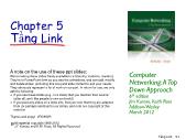 Quản trị mạng - Chapter 5: Tầng link