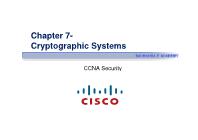 Quản trị mạng - Chapter 7: Cryptographic systems