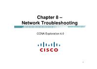 Quản trị mạng - Chapter 8: Network troubleshooting