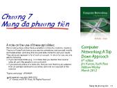 Quản trị mạng - Chương 7: Mạng đa phương tiện