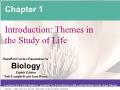 Sinh học - Chapter 1: Introduction: themes in the study of life